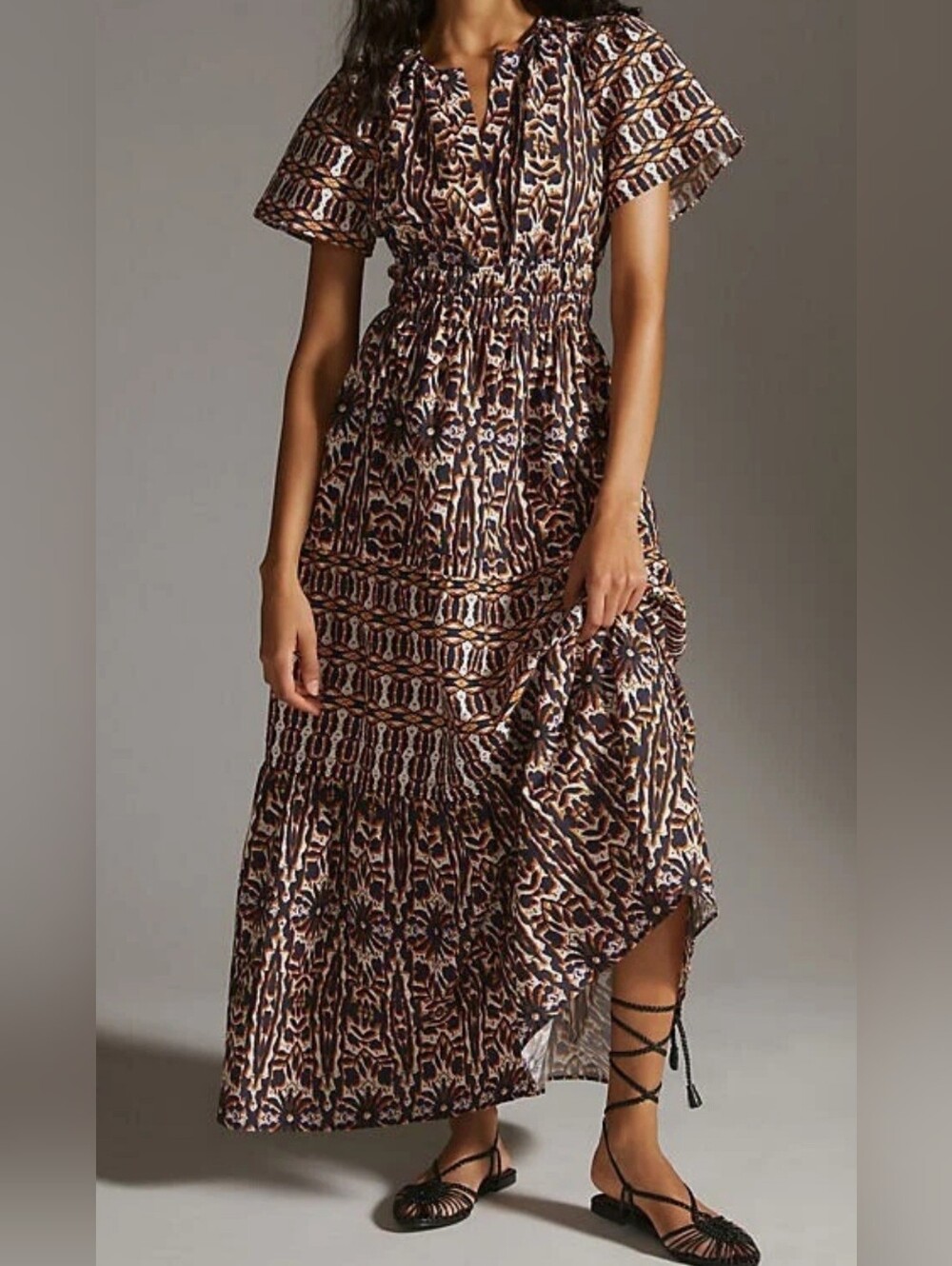Antropplogie Maeve Maxi Cotton Dress